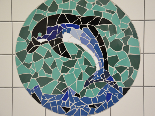 Mosaik Delfin