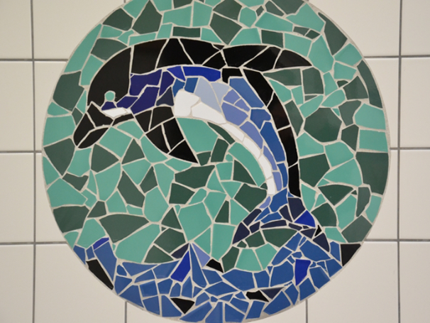 Bild 01 | Mosaik Delfin Mosaik Delfin